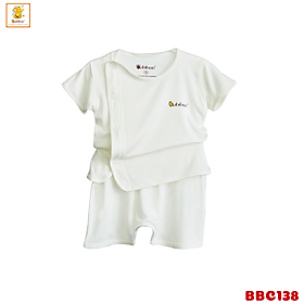 Quần áo sơ sinh cho bé trai, bé gái BABIBOO vải visco mềm mại, mịn mát BBC138 - Hồng Cam - 1 (0-3M)(3,2-4,5KG)